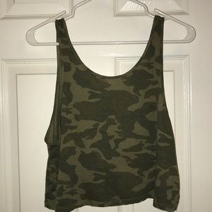 Camouflage Crop Top